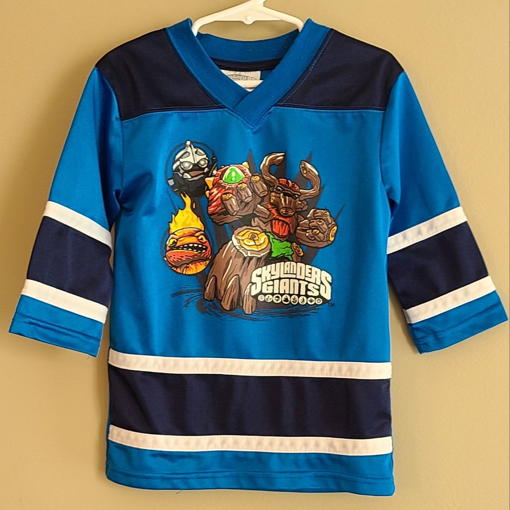 Skylanders blue jersey